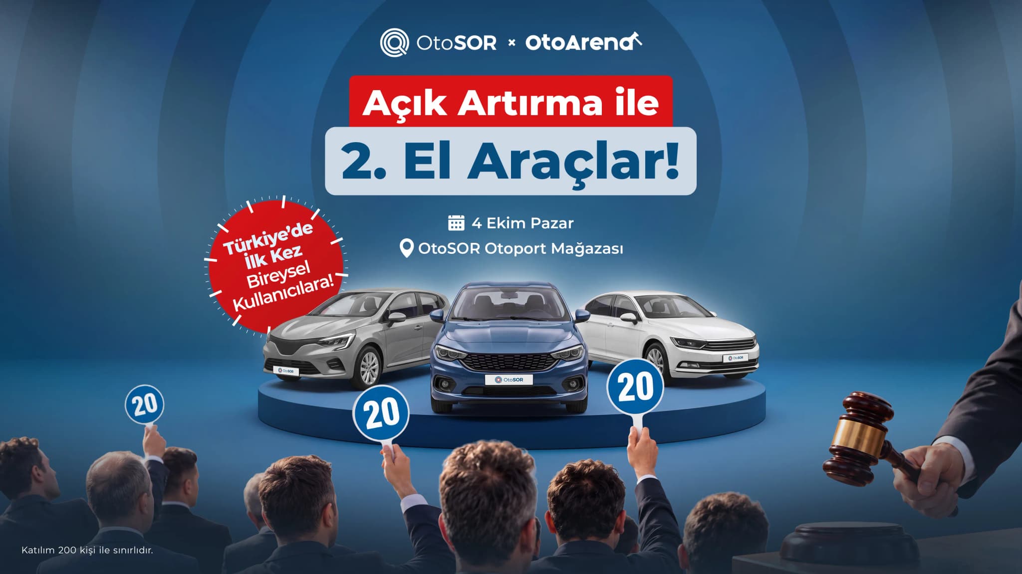 Açık Artırma ile İkinci El Araçlar!
